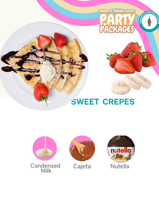 🍫 Sweet Crepes – French-Style Stuffed Crepes for Events in Toronto