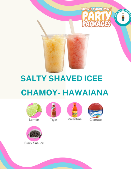 🍧 Salty Shaved Ice – Flavoured Ice Cups for Parties