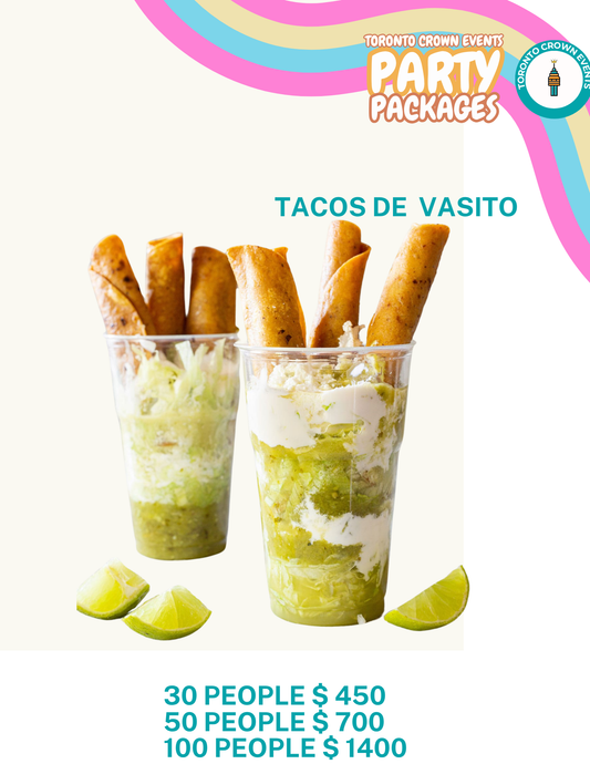🌮 Tacos de Vasito – Taco Cups for Events