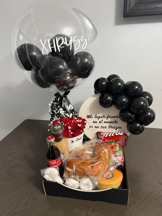 Breakfast Basket with Balloons – Toronto Delivery