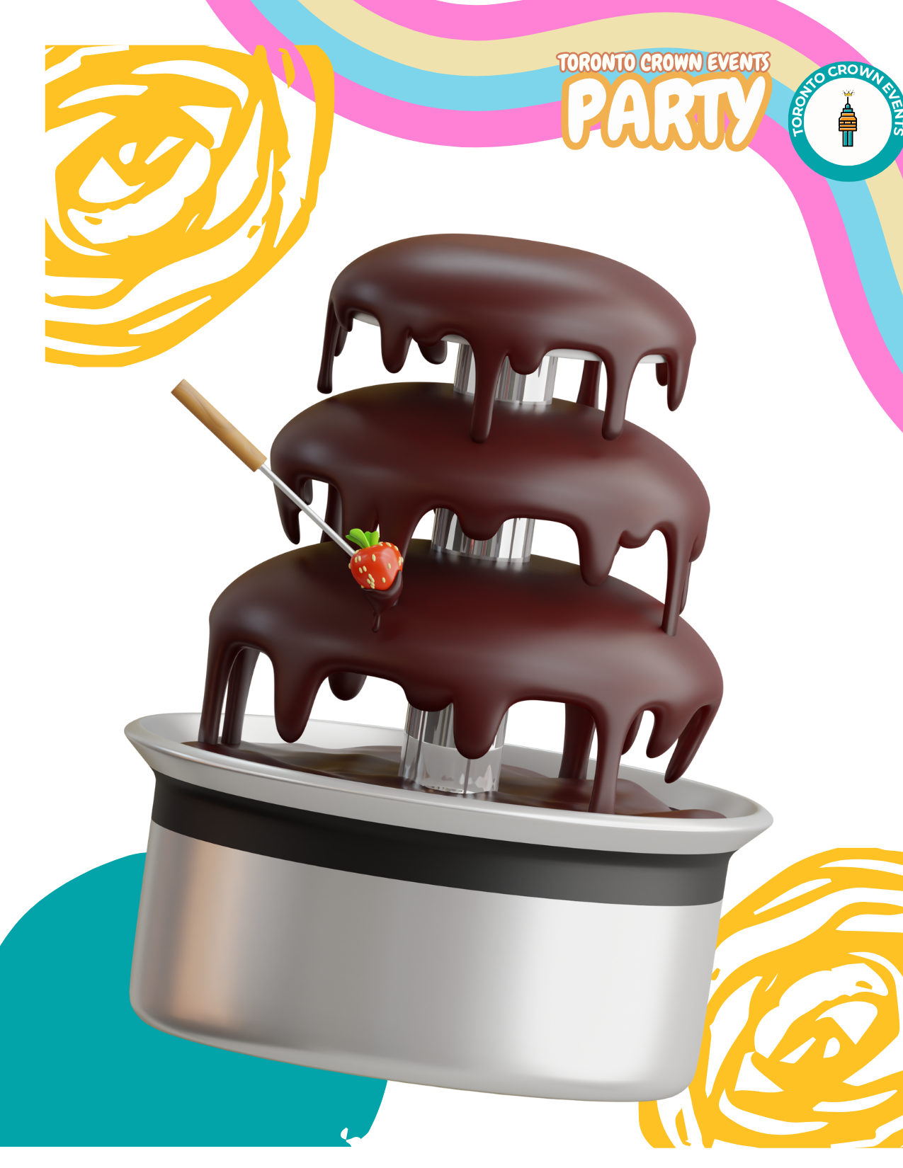 π« Chocolate Fountain β Elegant Dessert Station for Events
