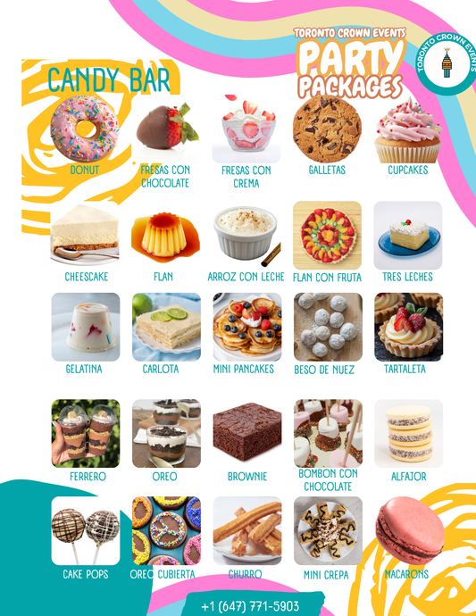 🍬 Candy Bar, Desserts & Event Catering – Custom Sweet Tables (Toronto Greater Area)
