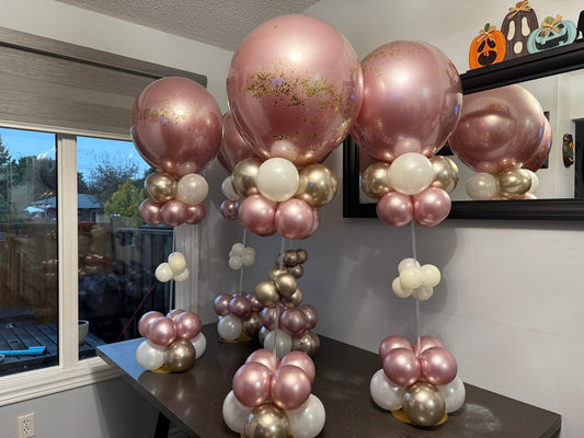 Pink Balloon Centrepieces | Toronto Party & Event Decorations