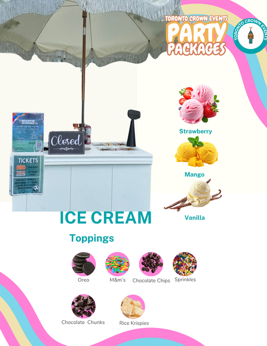 Ice Cream Cart Party Package