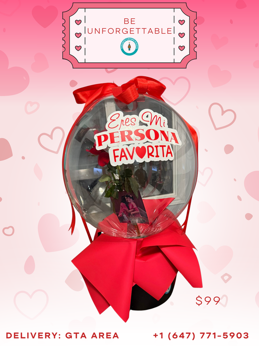 My Favorite Person Personalized Balloon Globe