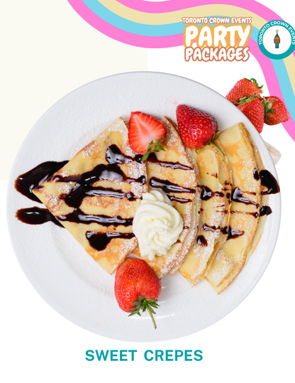 🍫 Sweet Crepes – French-Style Stuffed Crepes for Events in Toronto
