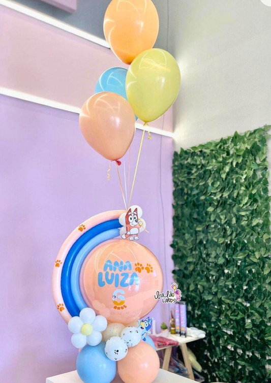 Custom Helium Balloon Arrangement