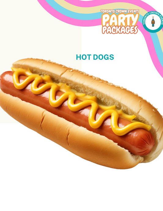 🌭 Hot Dogs – Party-Style Hot Dogs with Toppings