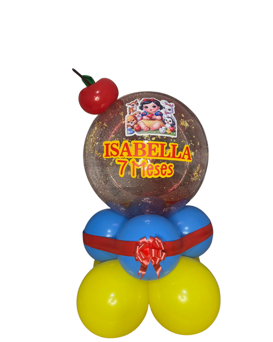 Custom Made Snow White  Bubble Balloon