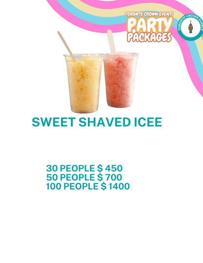 🍧 Shaved Ice – Flavoured Ice Cups for Parties