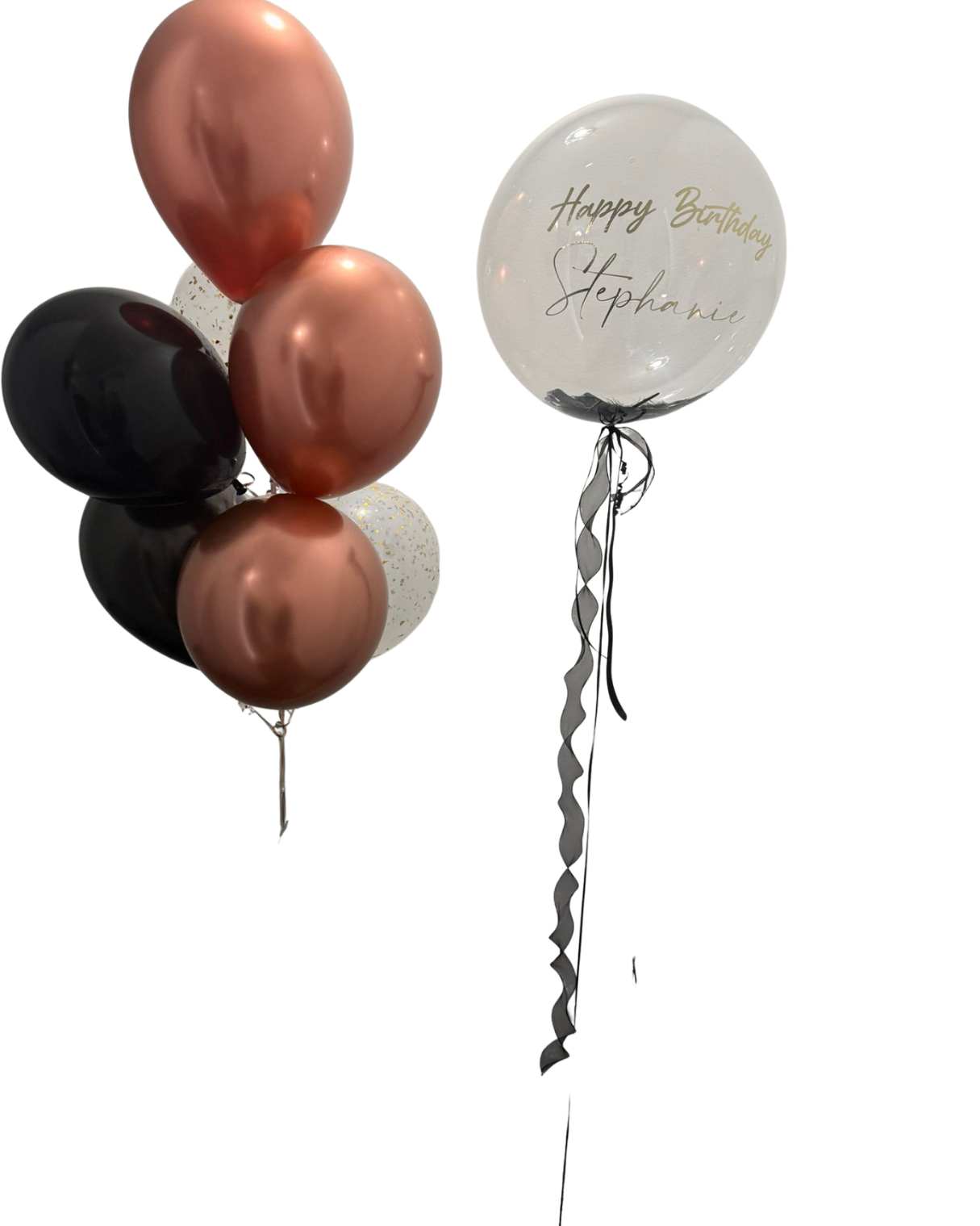 Custom Made Bubble Balloon Bouquet