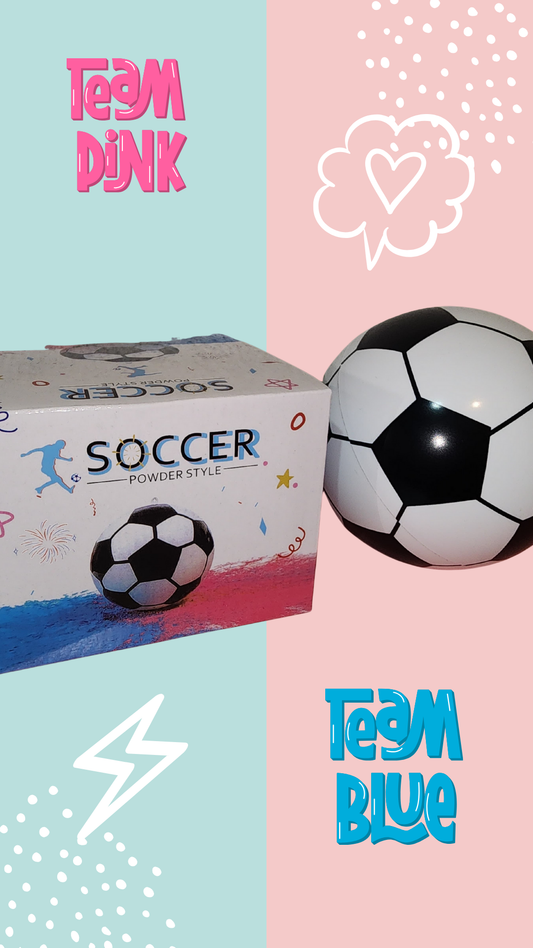 ⚽ Soccer Ball Gender Reveal – Powder Explosion Kick
