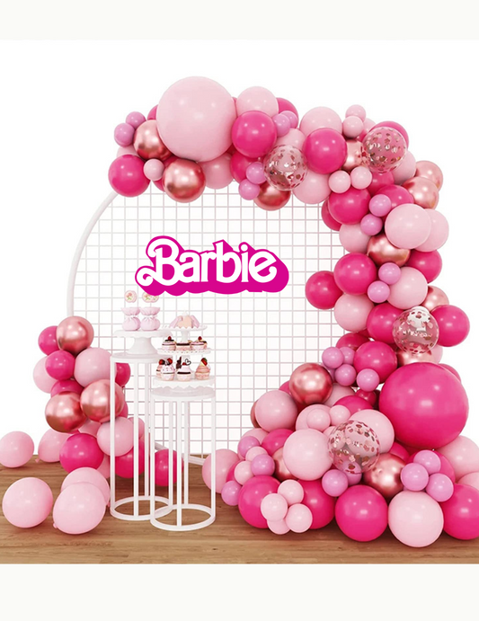 🎀 Barbie Balloon Décor – Glam Party Balloon Setup (Toronto Delivery)