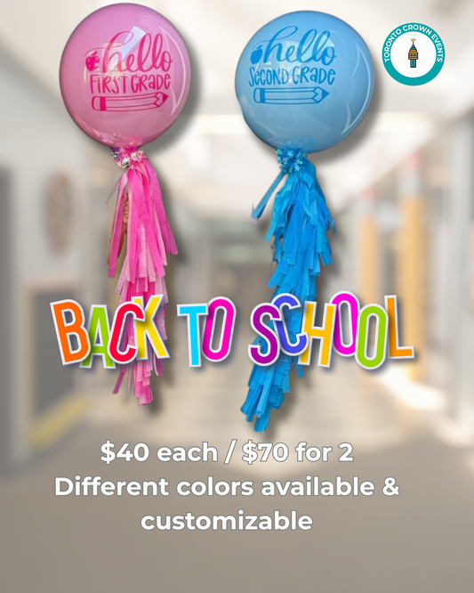 Back to School Helium Balloons – Customizable Delivery in Toronto & GTA