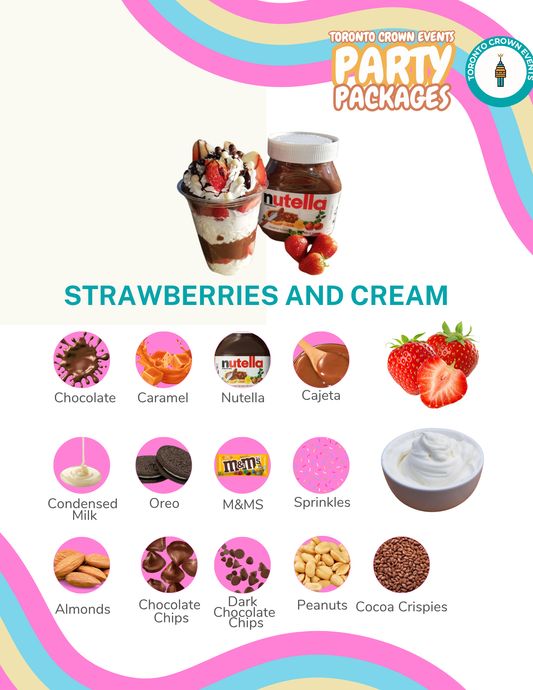 🍓 Fresas con Crema – Strawberries & Cream Dessert