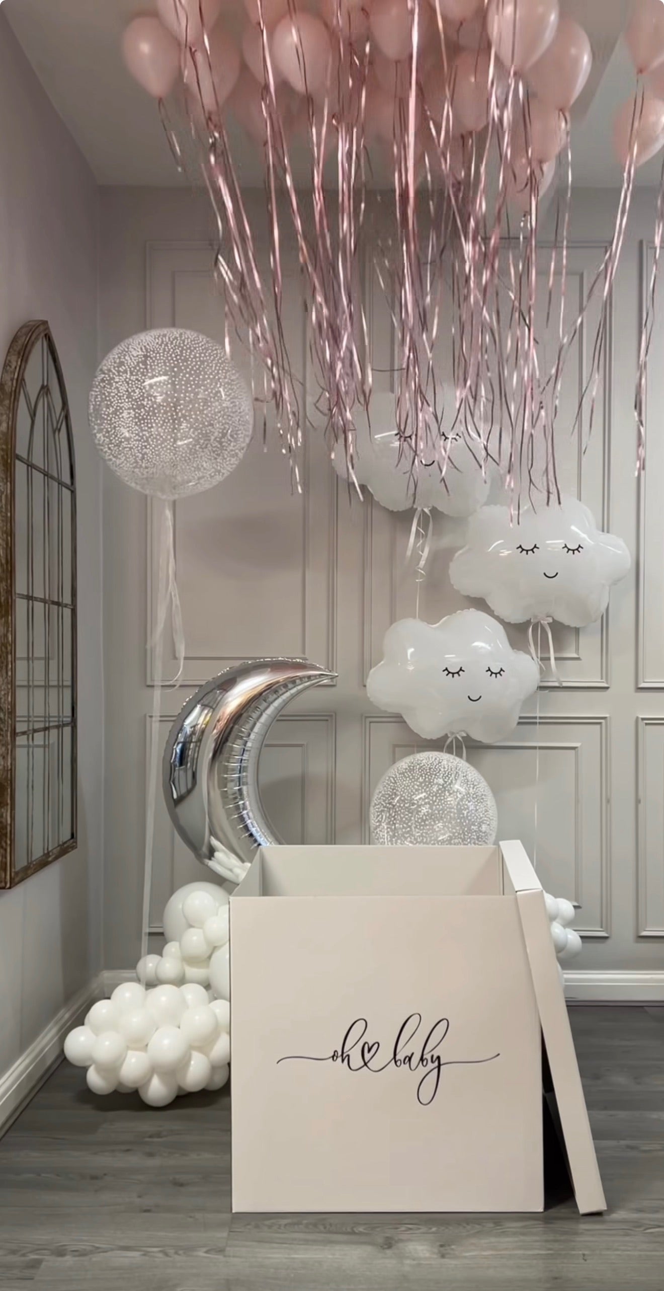 Baby Shower Balloon Surprise Box