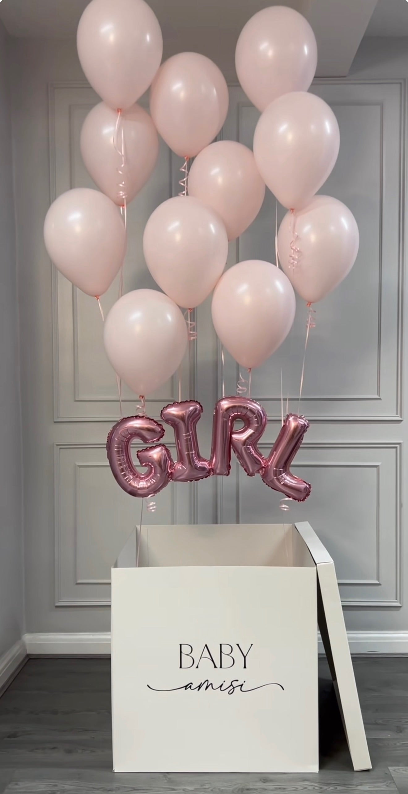 Baby Shower Balloon Surprise Box