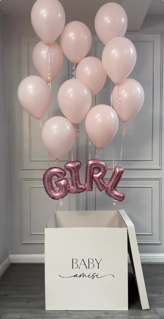 Baby Shower Balloon Surprise Box