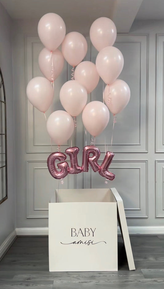 Baby Shower Balloon Surprise Box