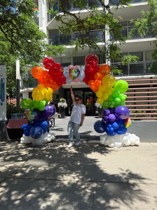 Rainbow Balloon Arch – Customizable Balloon Arch Delivery in Toronto & GTA