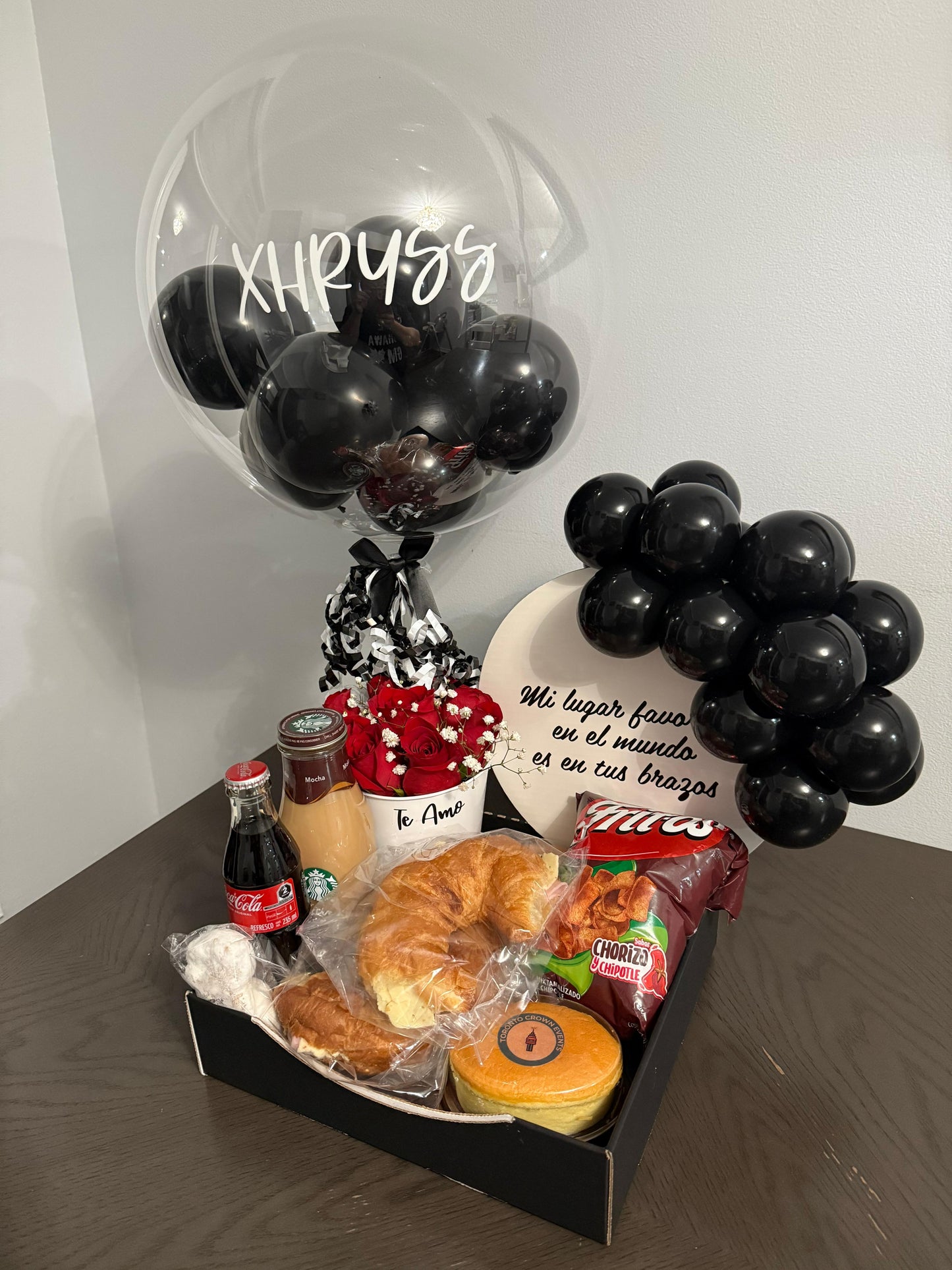 Breakfast Basket with Balloons – Toronto Delivery
