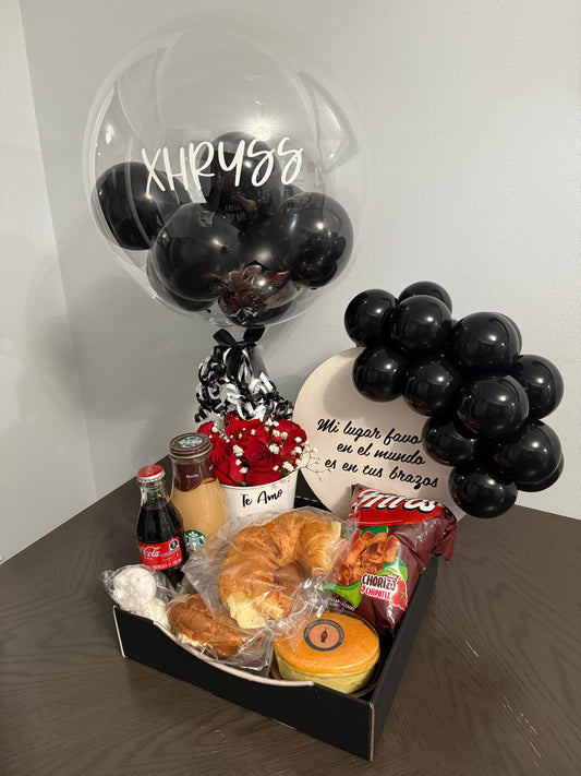 Breakfast Basket with Balloons – Toronto Delivery
