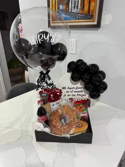 Breakfast Basket with Balloons – Toronto Delivery
