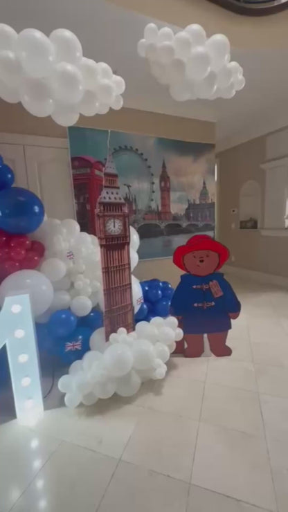 Paddington Bear London Birthday Setup